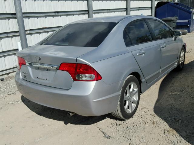 2HGFA16549H529817 - 2009 HONDA CIVIC LX SILVER photo 4