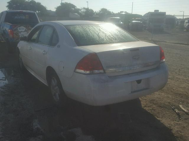 2G1WT57N291164232 - 2009 CHEVROLET IMPALA 1LT WHITE photo 3