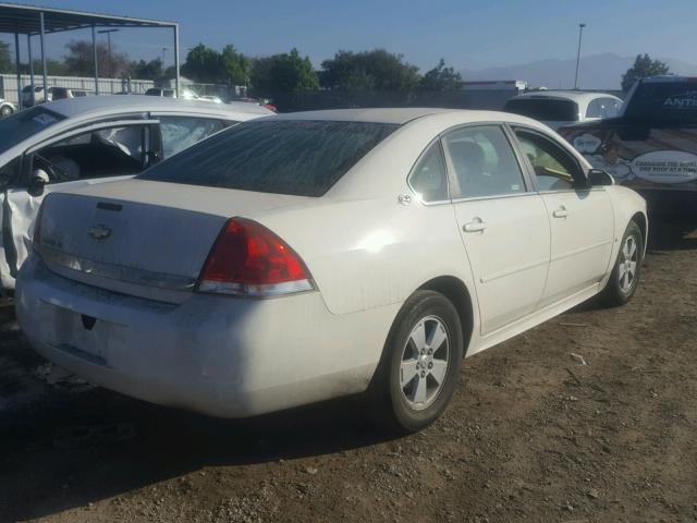 2G1WT57N291164232 - 2009 CHEVROLET IMPALA 1LT WHITE photo 4