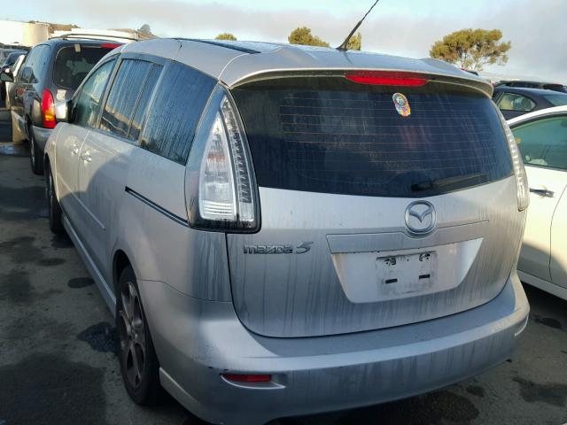 JM1CR29L180308009 - 2008 MAZDA 5 SILVER photo 3