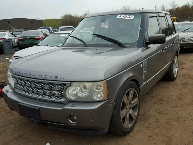 SALMF13488A271195 - 2008 LAND ROVER RANGE ROVE GRAY photo 2