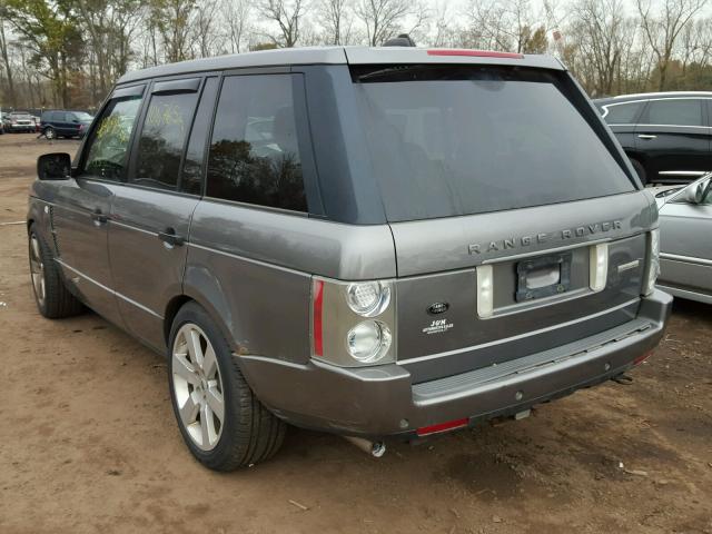 SALMF13488A271195 - 2008 LAND ROVER RANGE ROVE GRAY photo 3