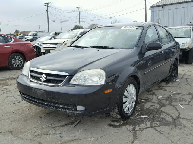 KL5JD56Z67K575672 - 2007 SUZUKI FORENZA BA BLACK photo 2