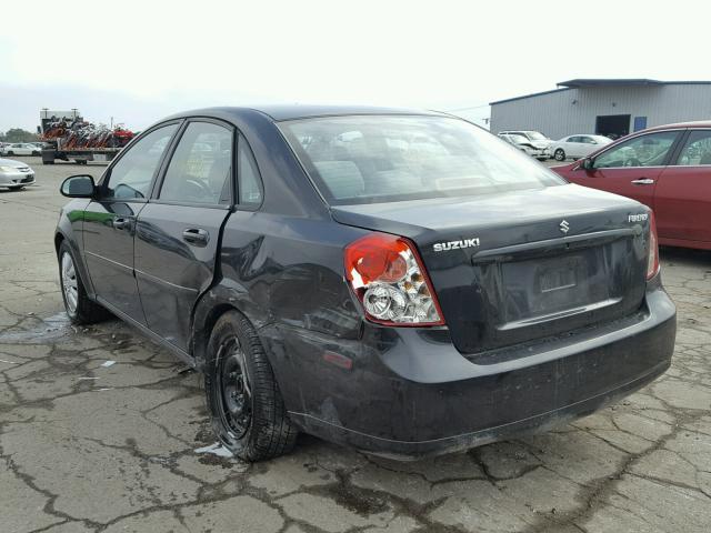 KL5JD56Z67K575672 - 2007 SUZUKI FORENZA BA BLACK photo 3