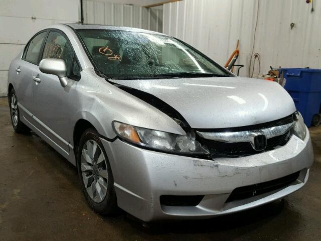 19XFA1F83AE058851 - 2010 HONDA CIVIC EX SILVER photo 1