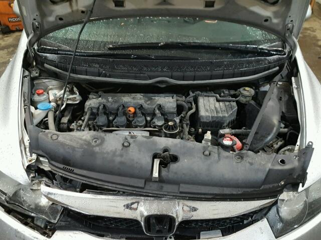 19XFA1F83AE058851 - 2010 HONDA CIVIC EX SILVER photo 7