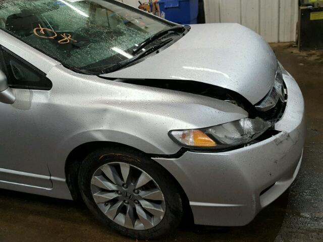 19XFA1F83AE058851 - 2010 HONDA CIVIC EX 银色 照片 9