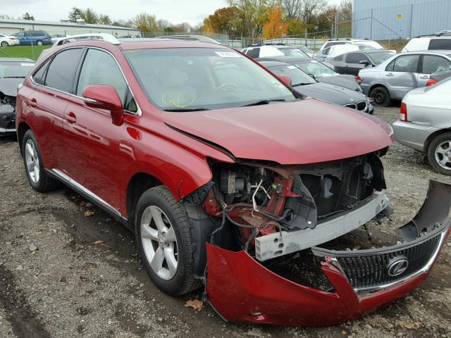 2T2BK1BA9BC114632 - 2011 LEXUS RX 350 RED photo 1