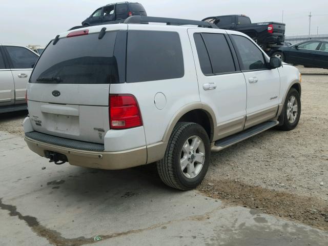 1FMDU74W55ZA15959 - 2005 FORD EXPLORER E WHITE photo 4