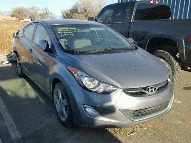 KMHDH4AE2DU741742 - 2013 HYUNDAI ELANTRA GL SILVER photo 1