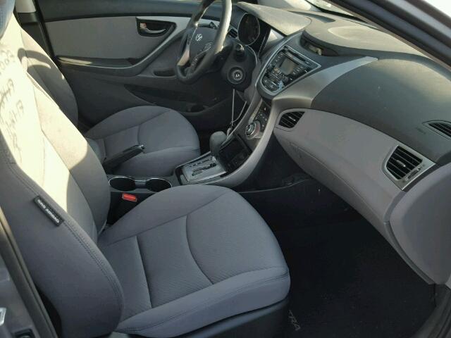 KMHDH4AE2DU741742 - 2013 HYUNDAI ELANTRA GL SILVER photo 5