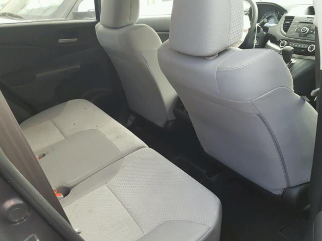 2HKRM3H48GH526314 - 2016 HONDA CR-V SE GRAY photo 6