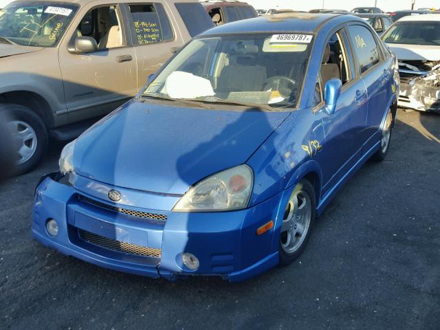 JS2RA61S345203020 - 2004 SUZUKI AERIO S BLUE photo 2