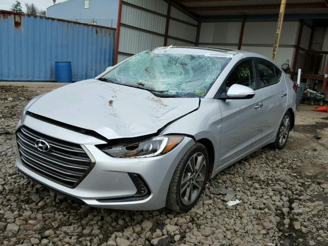 5NPD84LF8HH020366 - 2017 HYUNDAI ELANTRA SE SILVER photo 2