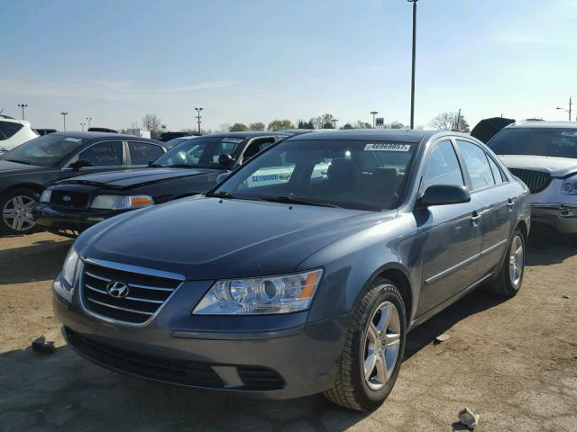 5NPET4AC9AH649152 - 2010 HYUNDAI SONATA GLS BLUE photo 2