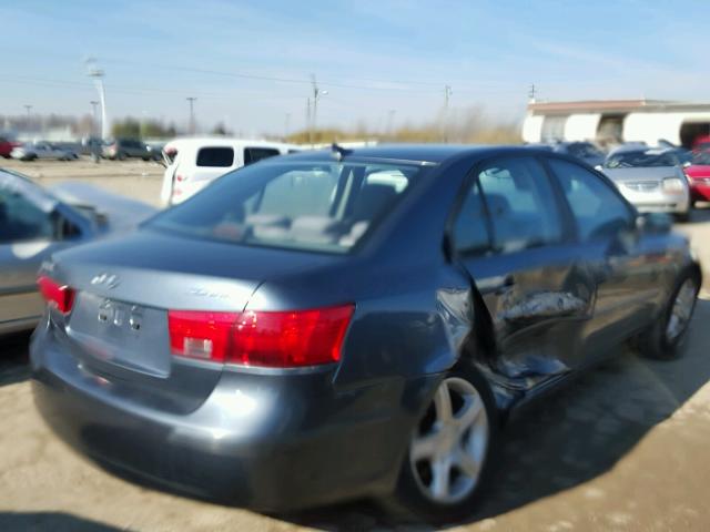 5NPET4AC9AH649152 - 2010 HYUNDAI SONATA GLS BLUE photo 4