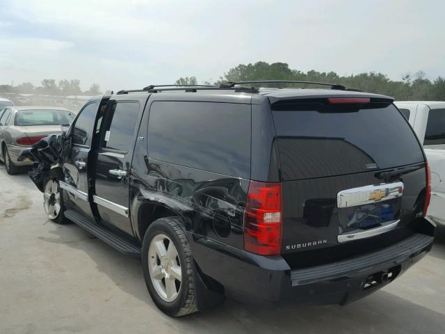 3GNFC160X7G205983 - 2007 CHEVROLET SUBURBAN C BLACK photo 3