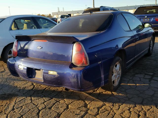 2G1WW12E159315404 - 2005 CHEVROLET MONTE CARL BLUE photo 4