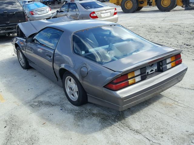 1G1FP23E0LL119820 - 1990 CHEVROLET CAMARO RS GRAY photo 3