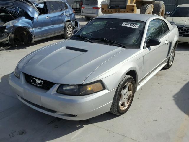 1FAFP40442F117974 - 2002 FORD MUSTANG SILVER photo 2