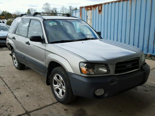 JF1SGB3685H722192 - 2005 SUBARU FORESTER 2 SILVER photo 1