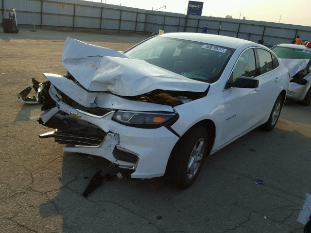 1G1ZC5ST7HF236696 - 2017 CHEVROLET MALIBU LS 白色 照片 2