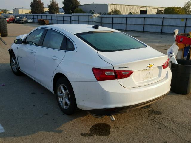 1G1ZC5ST7HF236696 - 2017 CHEVROLET MALIBU LS 白色 照片 3