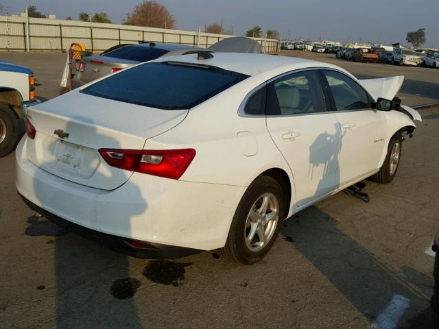 1G1ZC5ST7HF236696 - 2017 CHEVROLET MALIBU LS 白色 照片 4