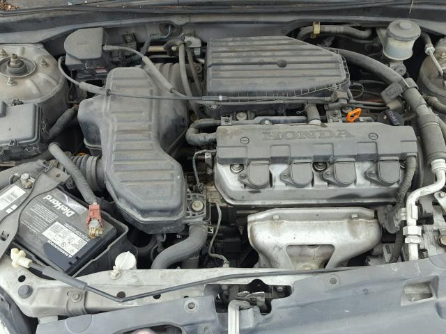 2HGES16653H623603 - 2003 HONDA CIVIC LX SILVER photo 7