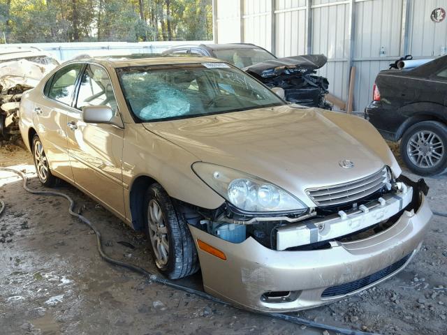 JTHBF30G335038012 - 2003 LEXUS ES 300 GOLD photo 1