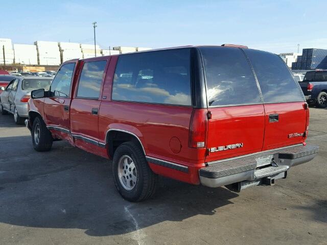 1GKEC16K3RJ700313 - 1994 GMC SUBURBAN C RED photo 3