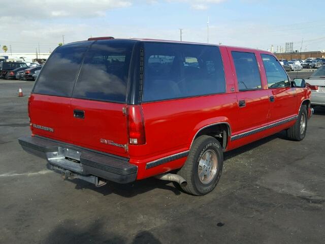 1GKEC16K3RJ700313 - 1994 GMC SUBURBAN C RED photo 4