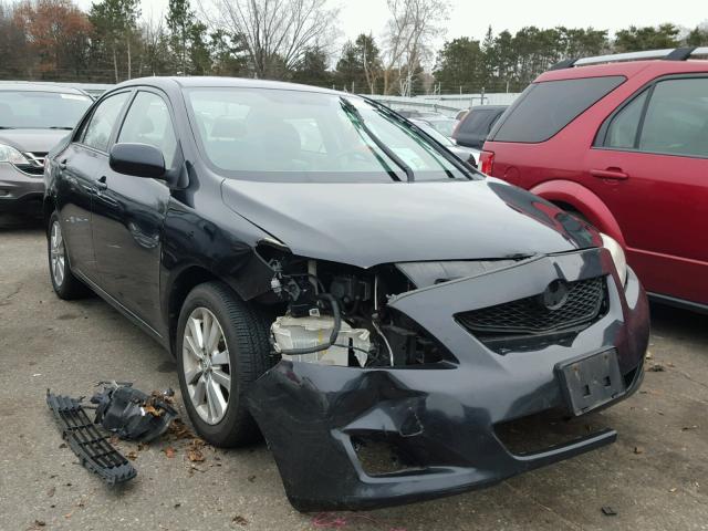 2T1BU40E09C062209 - 2009 TOYOTA COROLLA BA BLACK photo 1