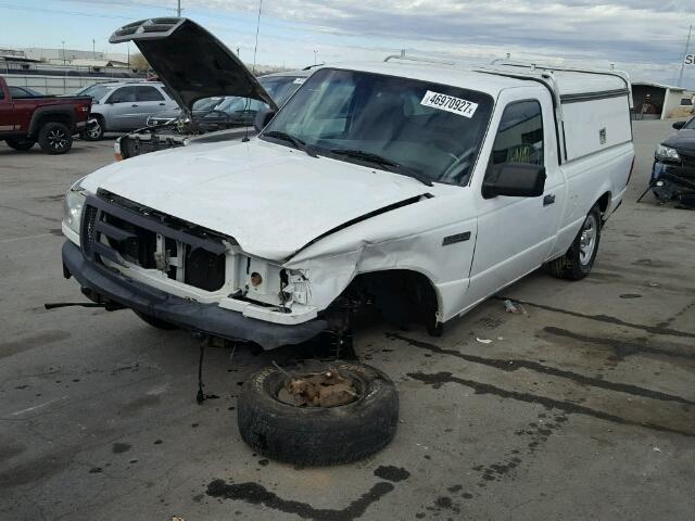 1FTYR10D68PB14461 - 2008 FORD RANGER WHITE photo 2