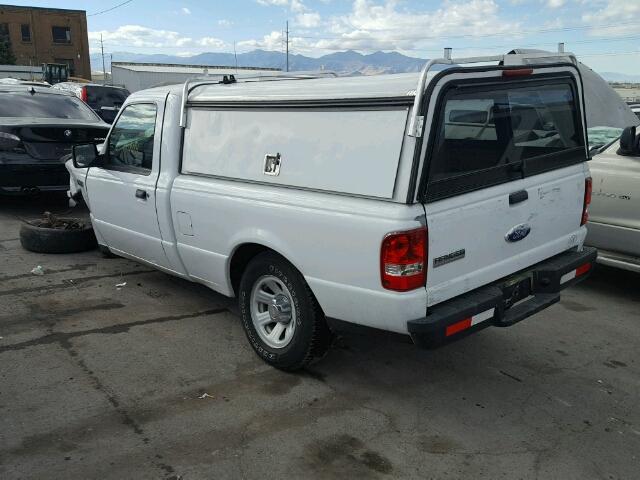 1FTYR10D68PB14461 - 2008 FORD RANGER WHITE photo 3