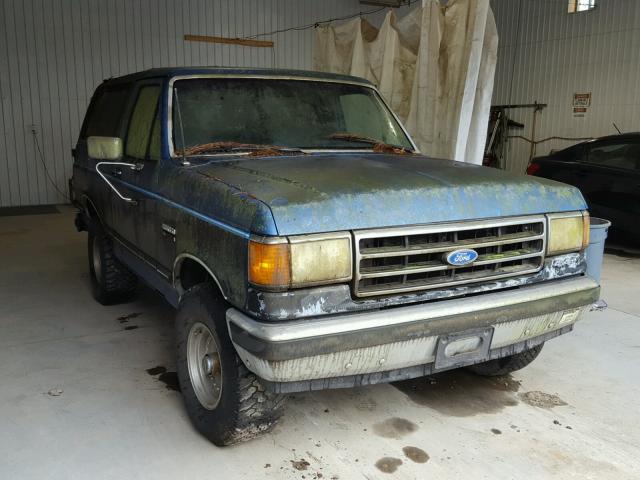 1FMEU15N7LLA37260 - 1990 FORD BRONCO U10 TURQUOISE photo 1