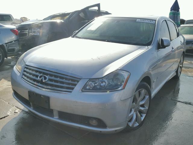 JNKAY01E96M104462 - 2006 INFINITI M35 BASE SILVER photo 2