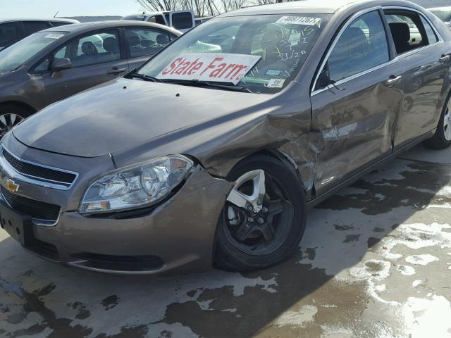 1G1ZA5EU9CF339749 - 2012 CHEVROLET MALIBU LS BROWN photo 10