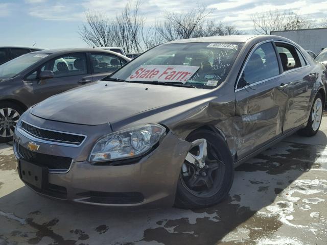 1G1ZA5EU9CF339749 - 2012 CHEVROLET MALIBU LS BROWN photo 2