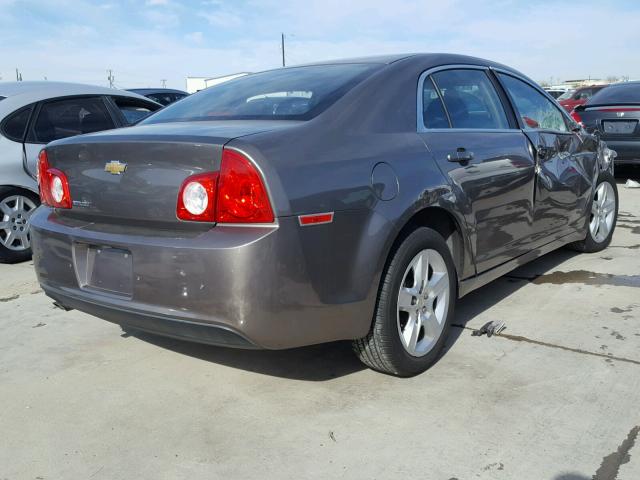 1G1ZA5EU9CF339749 - 2012 CHEVROLET MALIBU LS BROWN photo 4