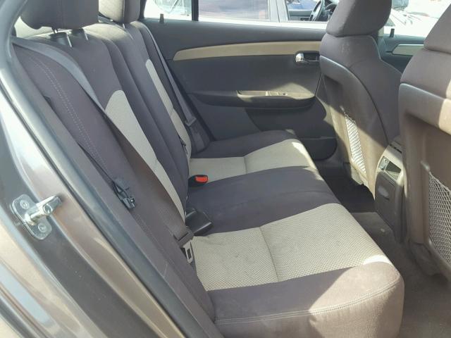 1G1ZA5EU9CF339749 - 2012 CHEVROLET MALIBU LS BROWN photo 6