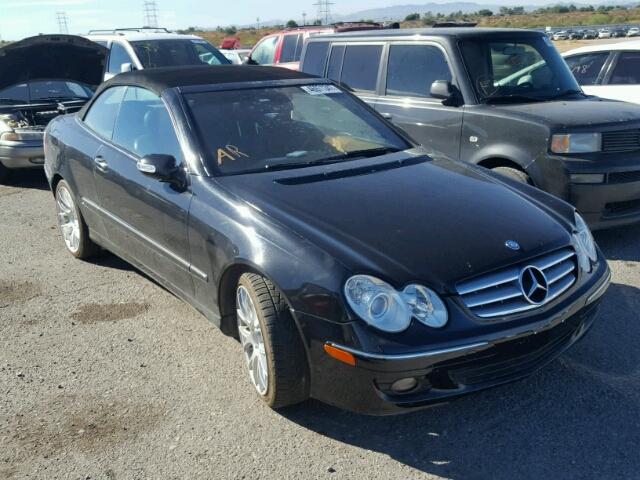 WDBTK56F37F208962 - 2007 MERCEDES-BENZ CLK 350 BLACK photo 1