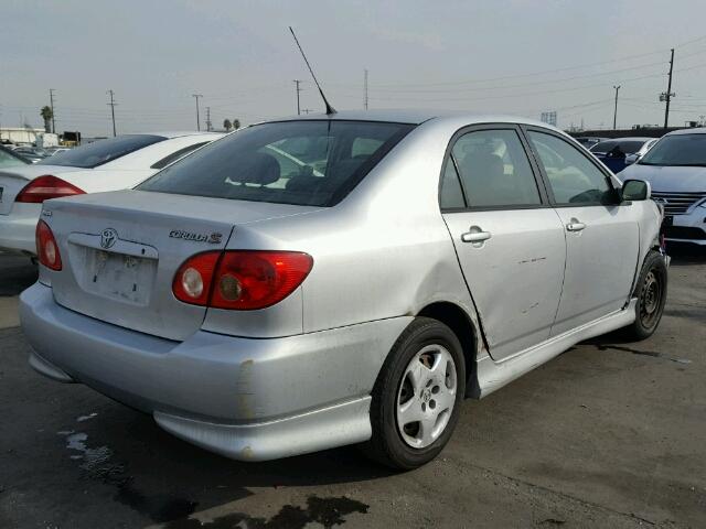 1NXBR32E97Z772469 - 2007 TOYOTA COROLLA CE SILVER photo 4