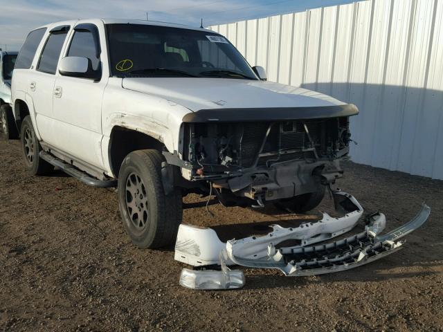 1GNEK13Z72R210486 - 2002 CHEVROLET TAHOE K150 WHITE photo 1