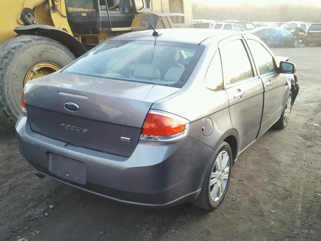 1FAHP3HN7AW159375 - 2010 FORD FOCUS SEL GRAY photo 4