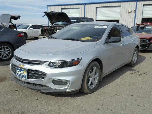 1G1ZB5ST5GF190948 - 2016 CHEVROLET MALIBU LS SILVER photo 2