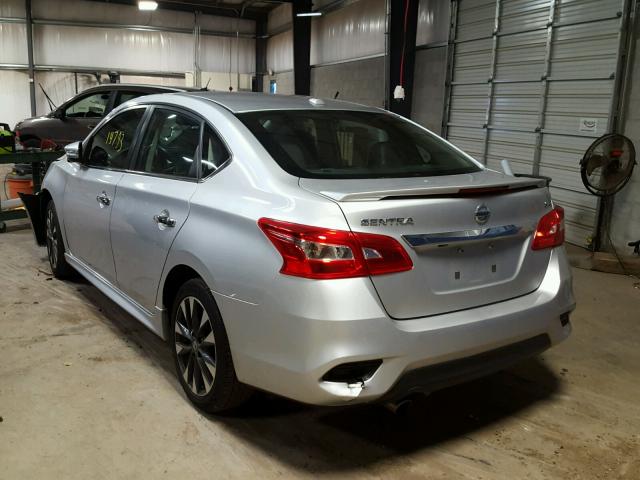 3N1AB7AP2GY223968 - 2016 NISSAN SENTRA S SILVER photo 3