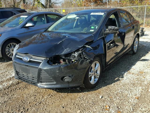 1FADP3F27EL158371 - 2014 FORD FOCUS SE BLACK photo 2