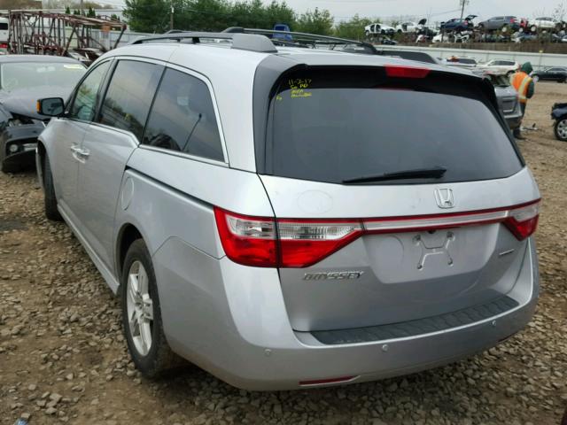 5FNRL5H94CB134286 - 2012 HONDA ODYSSEY TO SILVER photo 3