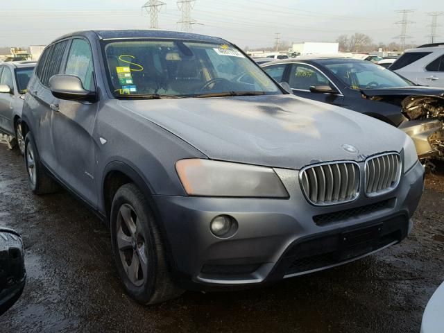 5UXWX5C57BL712418 - 2011 BMW X3 XDRIVE2 Szary zdjęcie 1